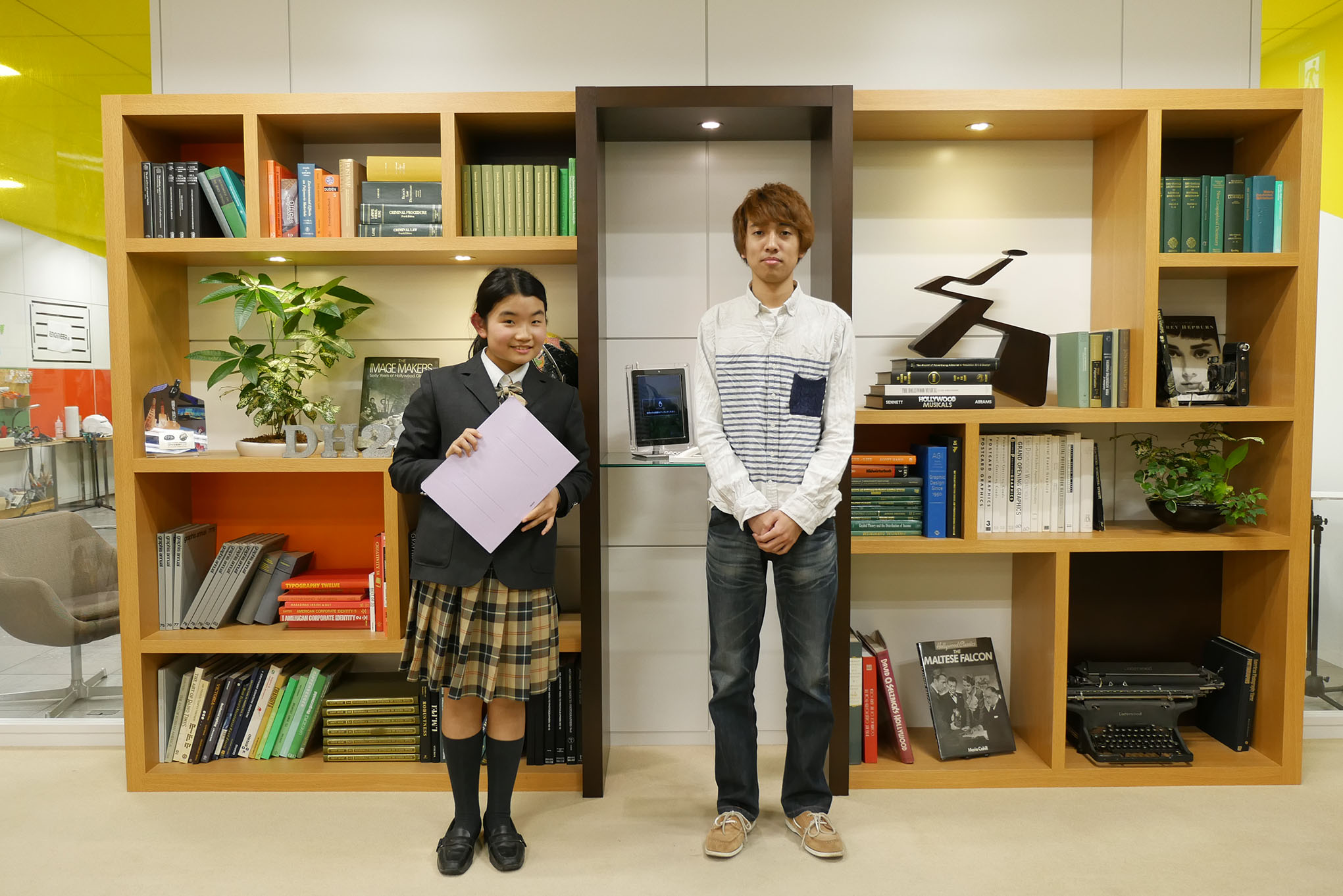 開智学園小学校学校新聞が本学を取材